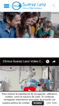 Mobile Screenshot of clinicasuarezleoz.com